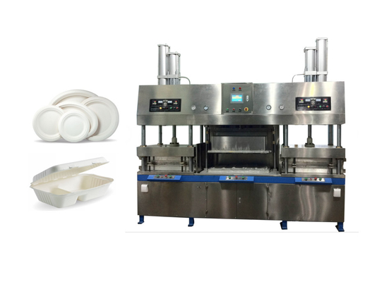 Biodegradable Sugarcane Bagasse Plate Pulp Fiber Tableware Machine