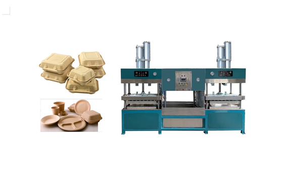 Oil Proof Pulp Molding Machine To Produce Salad Box