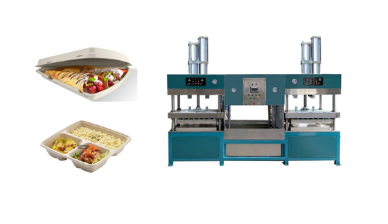 Sugarcane Bagasse Plate Making Machine With Time Saving Features