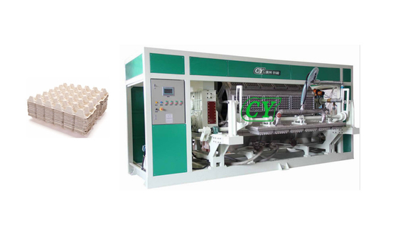 Recycled Paper Pulp Molding Machinery Rotary 6000pcs/hr
