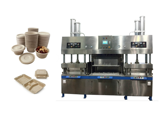 Biodegradable Sugarcane Bagasse Clamshell Lunch Box Machine Virgin Pulp Wood Pulp
