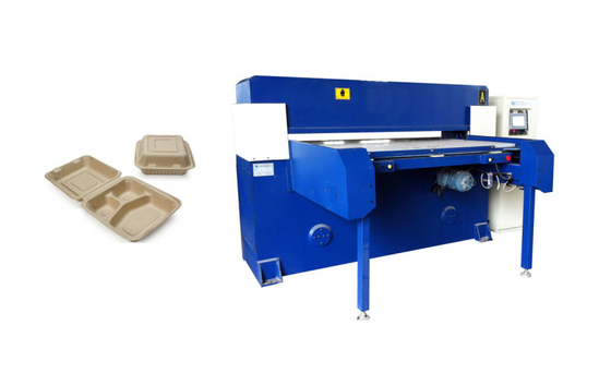 Pulp Molded Tray Edge Trimming Machine 40 Ton Pressure
