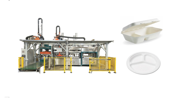 Automatic Paper Pulp Molding Machinery For Virgin Pulp Moulding 4000 Pcs / Hour