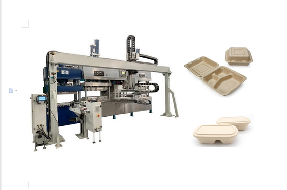 Sugarcane Bagasse Plates Making Machine PLC Control