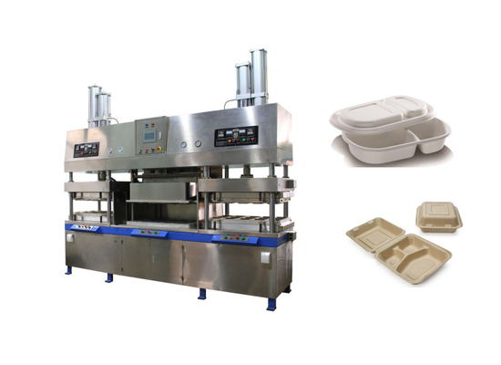 Manual Sugarcane Bagasse Plates Making Machine Customizable Size