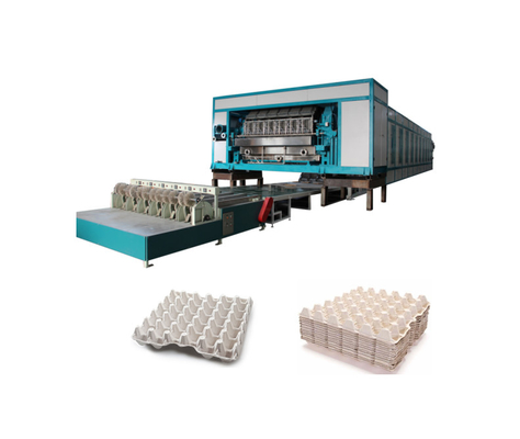 5000-7000pcs/H Egg Tray Production Machine With Multi Drying Line