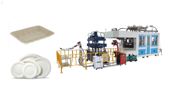Automatic Pulp Molding Bagasse Plate Machine Replace Foam