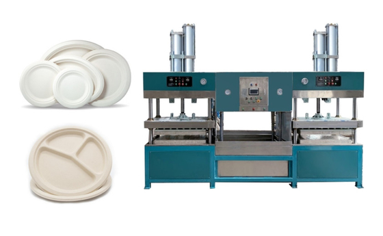 Pulp Fiber Non Plastic Dishware Making Machine Semi Automatic