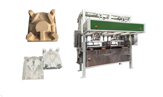 Paper Molding Green Industry Packaging Production Line With Hot Pressed Machine