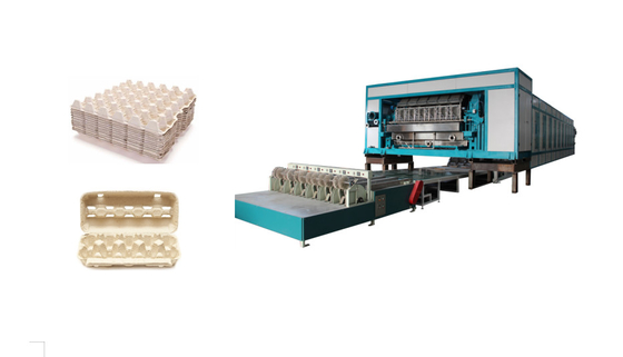 Fully Auto Biodegradable Rotary Type Production Line With Multi - Layers Dryer And Stacker