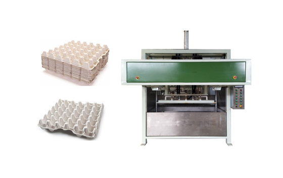 Recycled Paper Pulp Egg Box 3000p/H Making Machine With Low Consumption Drying Line