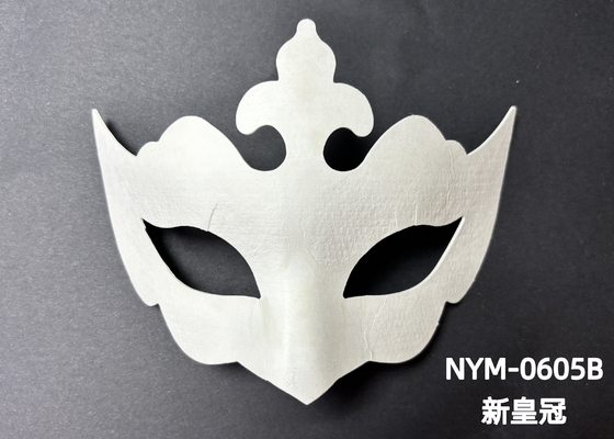 Recycle Existing Mold Biodegradable Paper Pulp Molded Cat Face Mask Support Personalization