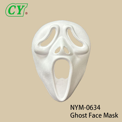 Environmentally-Friendly Biodegradable Pulp Molded Billet Mask Drawable Spraying Processed for Halloween Celebration