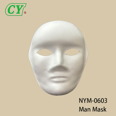 White DIY Full Face Masks Party Face Masks High-quality Pulp Material Paintable Paper Mask for Halloween