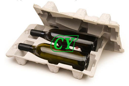 Disposable Molded Pulp Trays Biodegradable Pulp Industrial Package