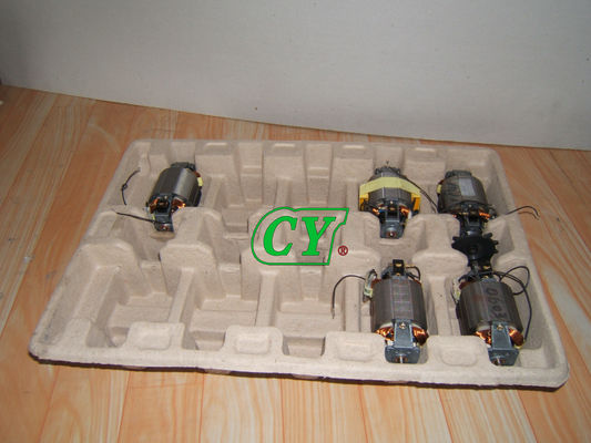 Disposable Molded Pulp Trays Biodegradable Pulp Industrial Package