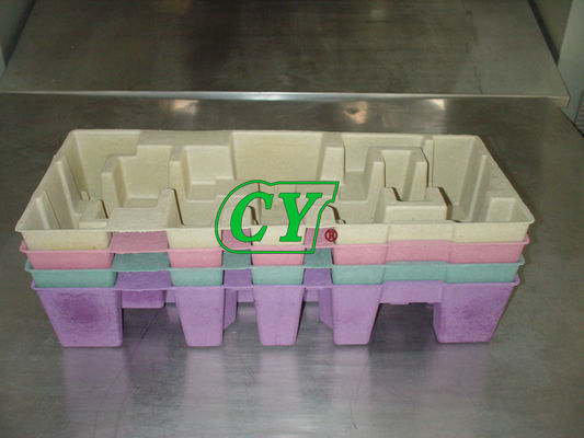 Disposable Molded Pulp Trays Biodegradable Pulp Industrial Package