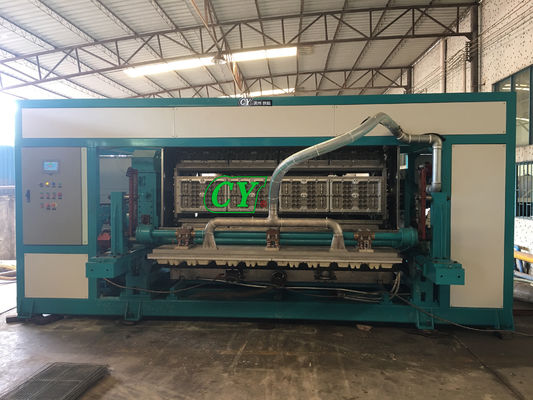 Fully PLC Controlled Automatic Egg Tray Machine High Capacity