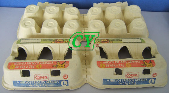 Recycled Paper Pulp Products Paper Pulp Egg Tray For Holding Eggs