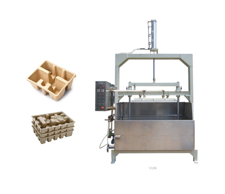 1M3/Min 12kw Paper Moulded Hot Press Machine For Correcting Deformed Pulp Tray