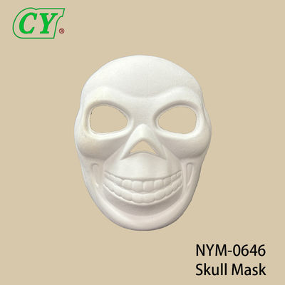 Environmentally-Friendly Biodegradable Pulp Molded Billet Mask Drawable Spraying Processed for Halloween Celebration